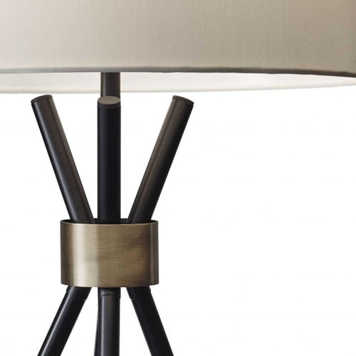 Load image into Gallery viewer, Imported Black Deco Brass Table Lamp 2822
