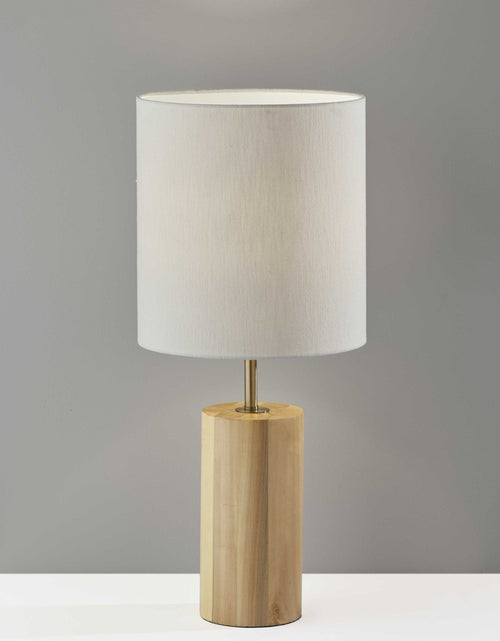 Load image into Gallery viewer, Natural Wood Table Lamp
