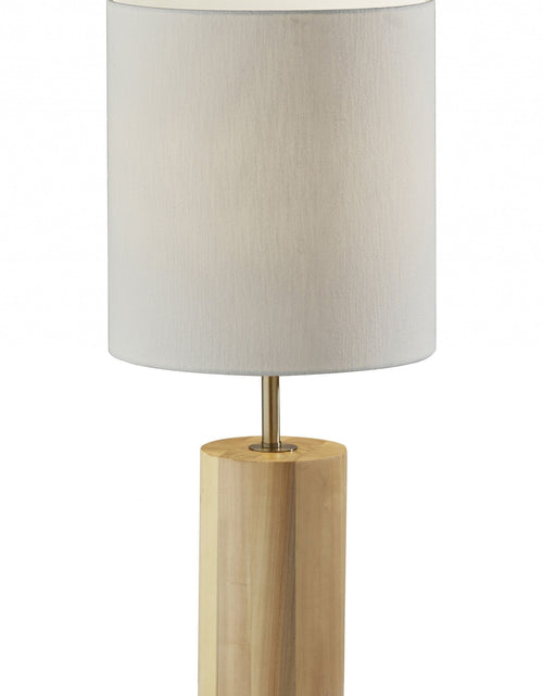 Load image into Gallery viewer, Natural Wood Table Lamp
