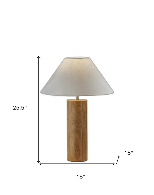 Wood Table Lamp