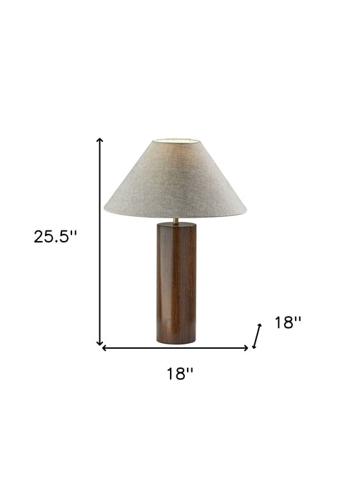 Wood Table Lamp