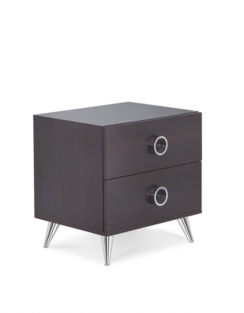 Load image into Gallery viewer, Imported Two Drawer Deco Night Stand
