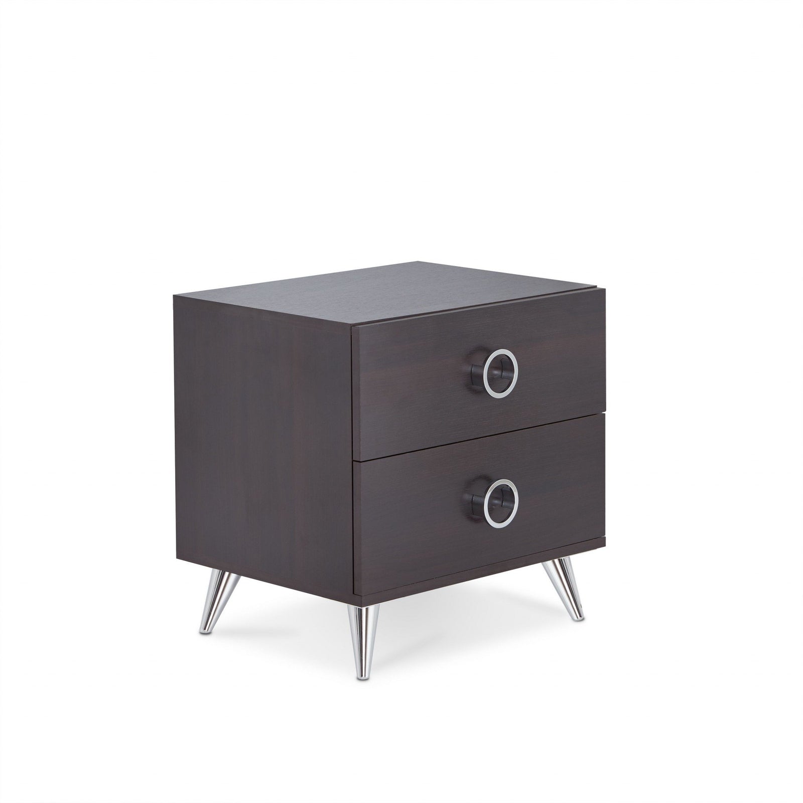 Imported Two Drawer Deco Night Stand