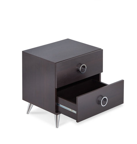 Imported Two Drawer Deco Night Stand