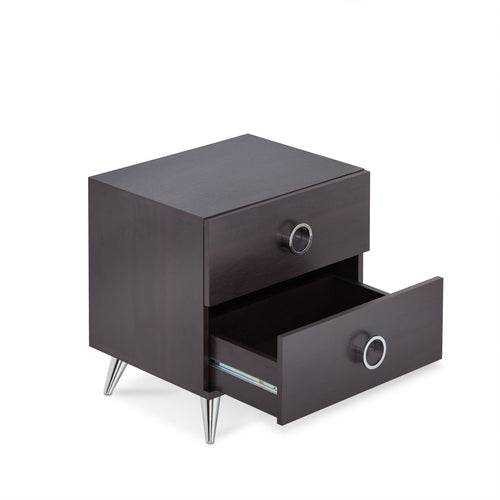 Imported Two Drawer Deco Night Stand