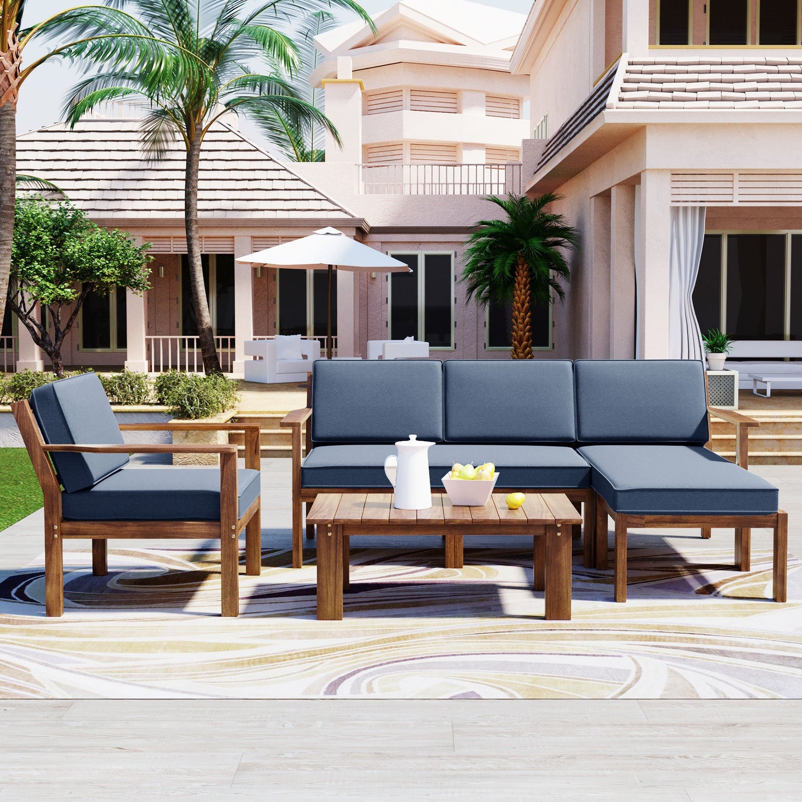 Florida Outdoor Patio Furniture Set