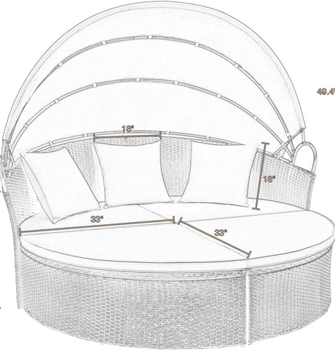 Arcadia Patio Furniture Canopy Wicker