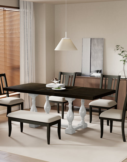 Load image into Gallery viewer, 6-Piece Dining Table Set With Chairs
