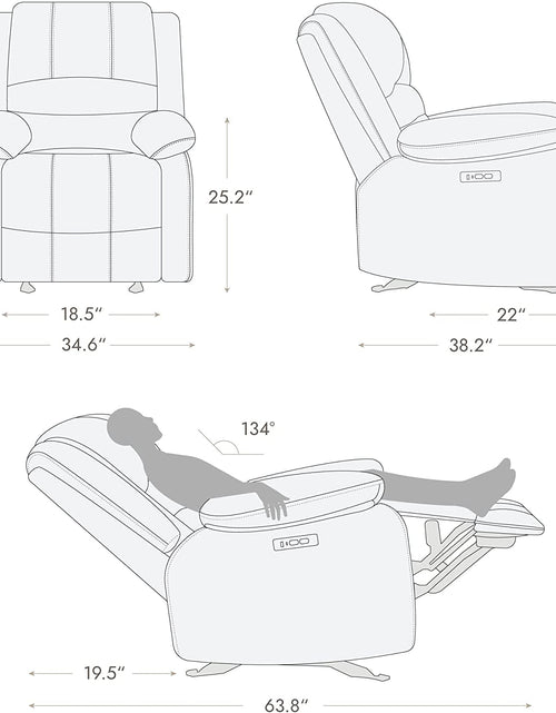 Load image into Gallery viewer, Arcadia Electric Glider Chair
