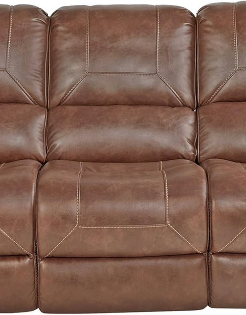 Load image into Gallery viewer, Milan Leather Reclining Sofa with Storage
