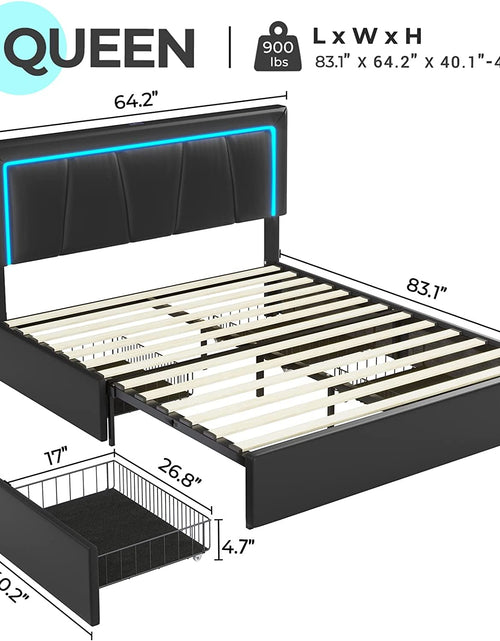 Load image into Gallery viewer, Queen Platform Bed Frame W/ Storage
