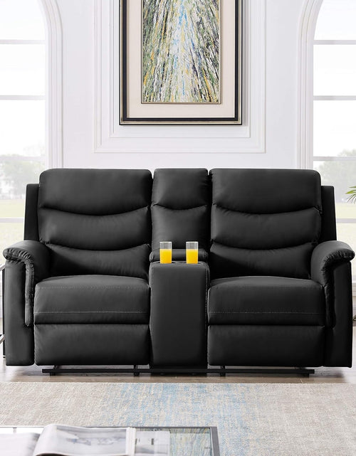 Load image into Gallery viewer, Italian Loveseat Sofa with Recliners
