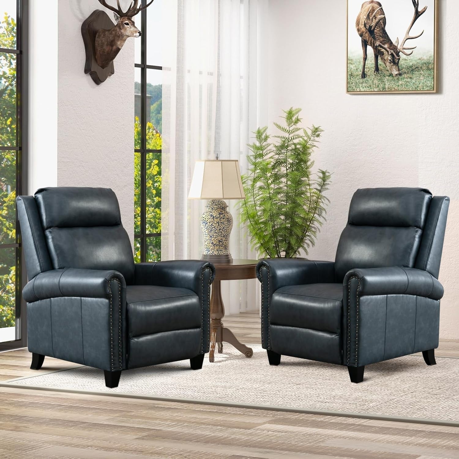 Leather Recliners 2 Chairs