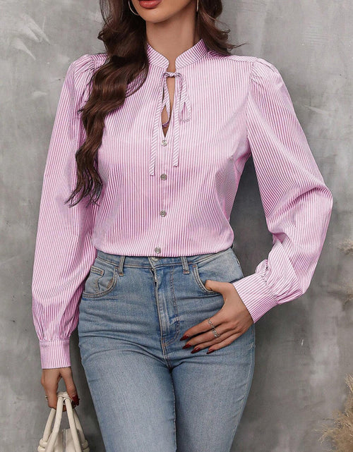 Load image into Gallery viewer, Imported Long Sleeve Blouse Many Colors
