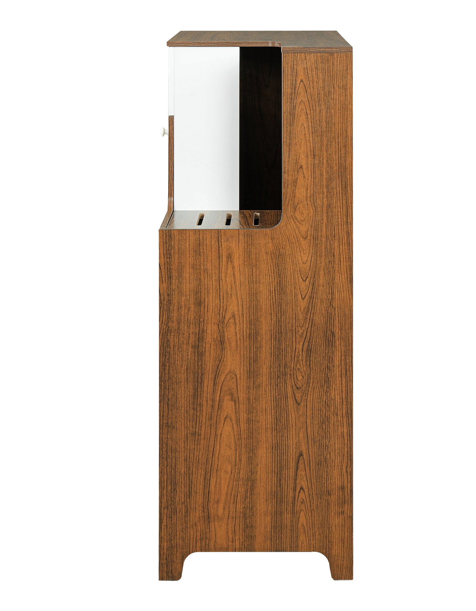 Modern 2-in-1 Cat Litter Box Enclosure Side Table – Hidden Cat House