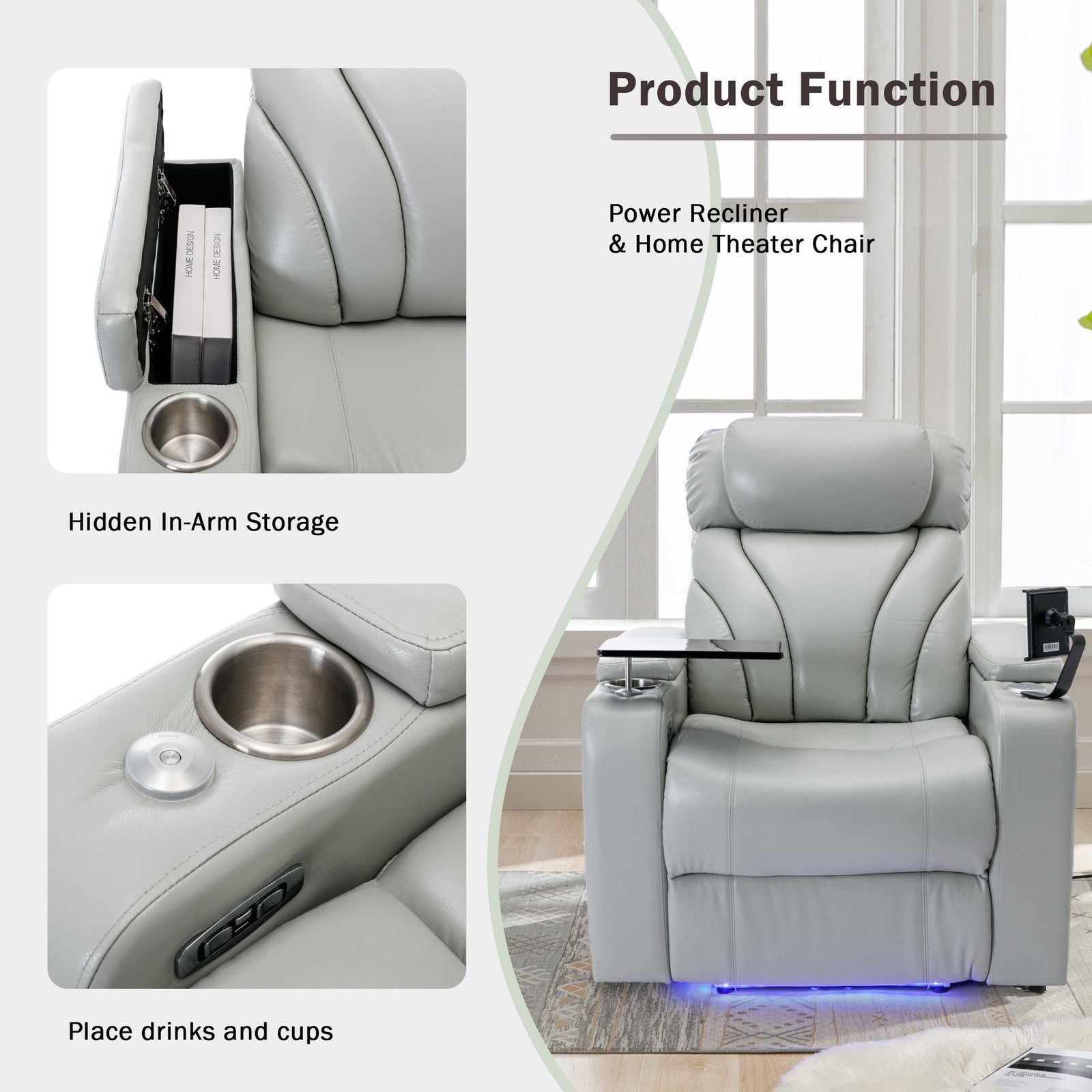 Arcadia Modern Recliner Electric