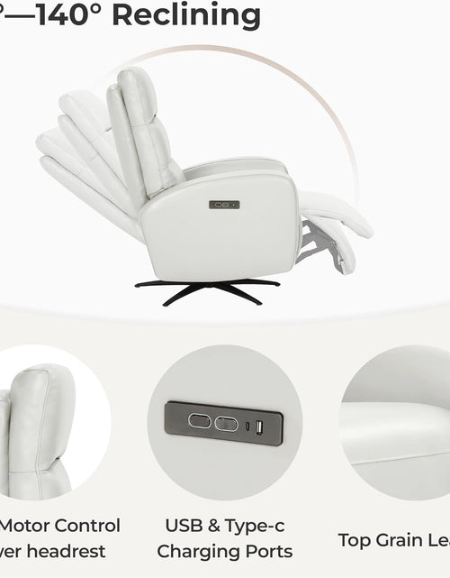 Load image into Gallery viewer, &quot;Snow White&quot; Genuine Leather Dual Motor
