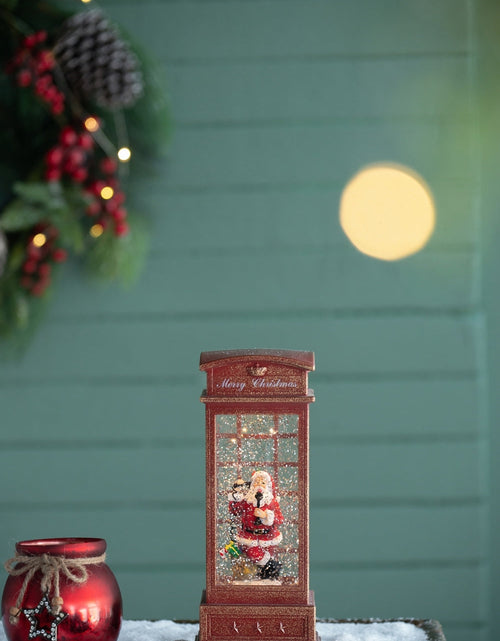 Load image into Gallery viewer, Santa Lantern and Light for Christmas
