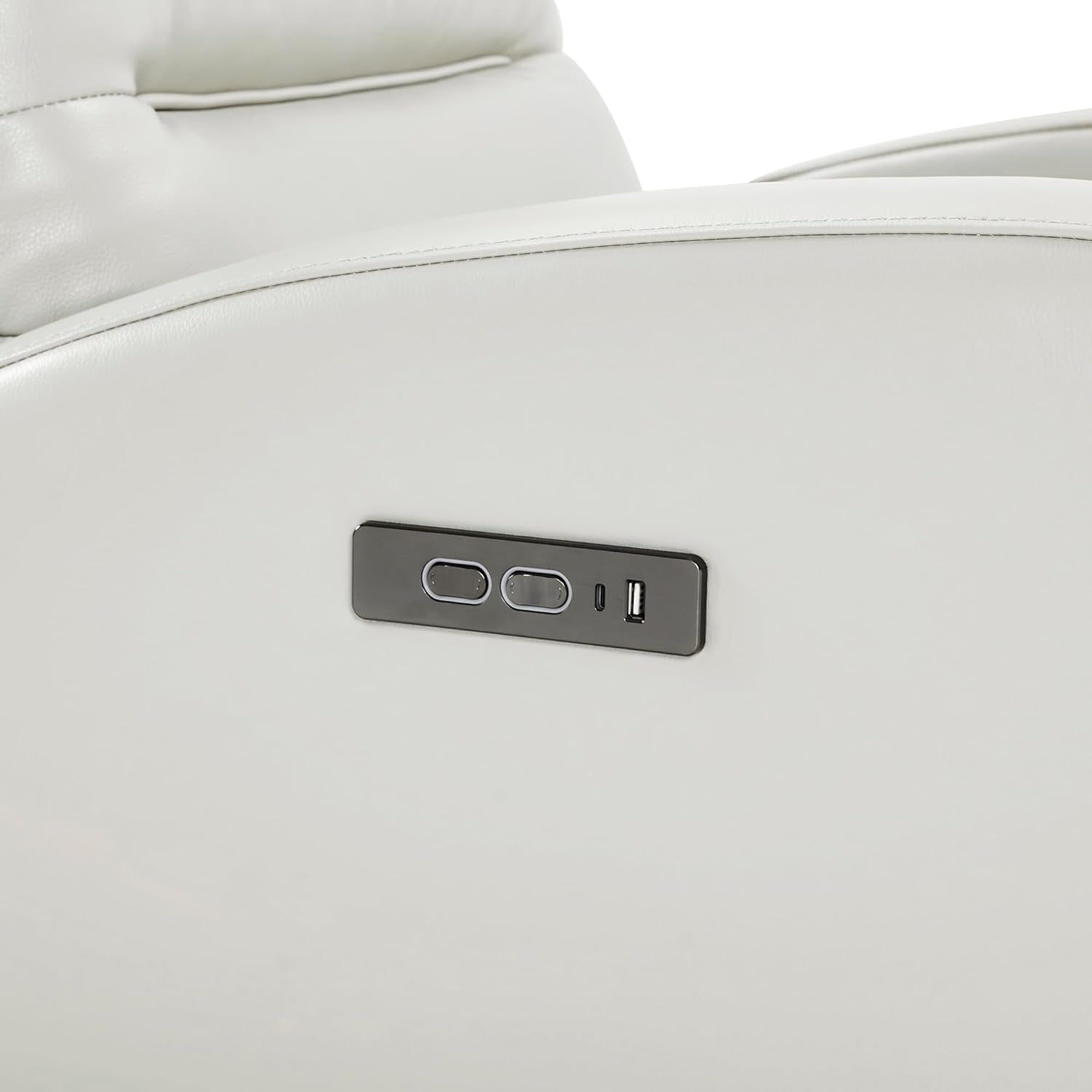 "Snow White" Genuine Leather Dual Motor