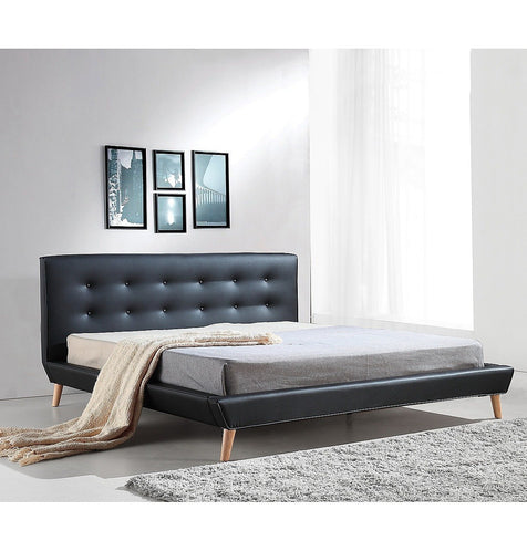 King Leather Deluxe Bed Frame