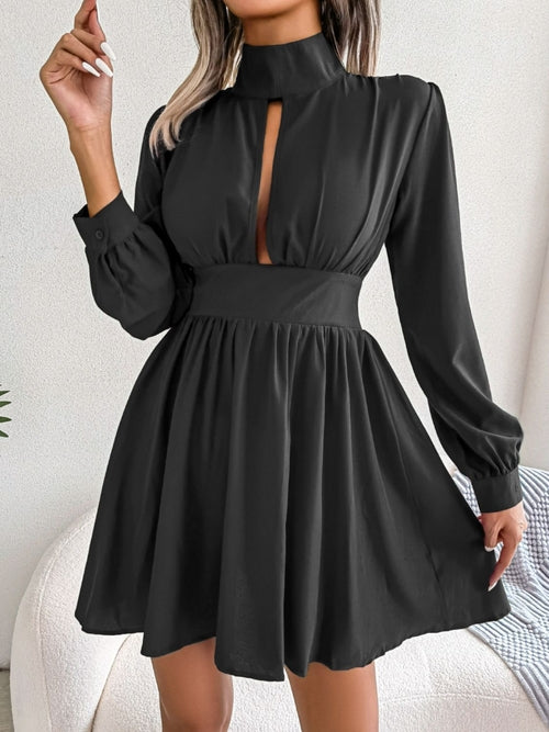 Italian Style Turtleneck Dress