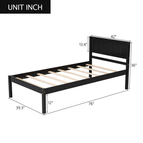 Load image into Gallery viewer, Platform Bed With Headboard
