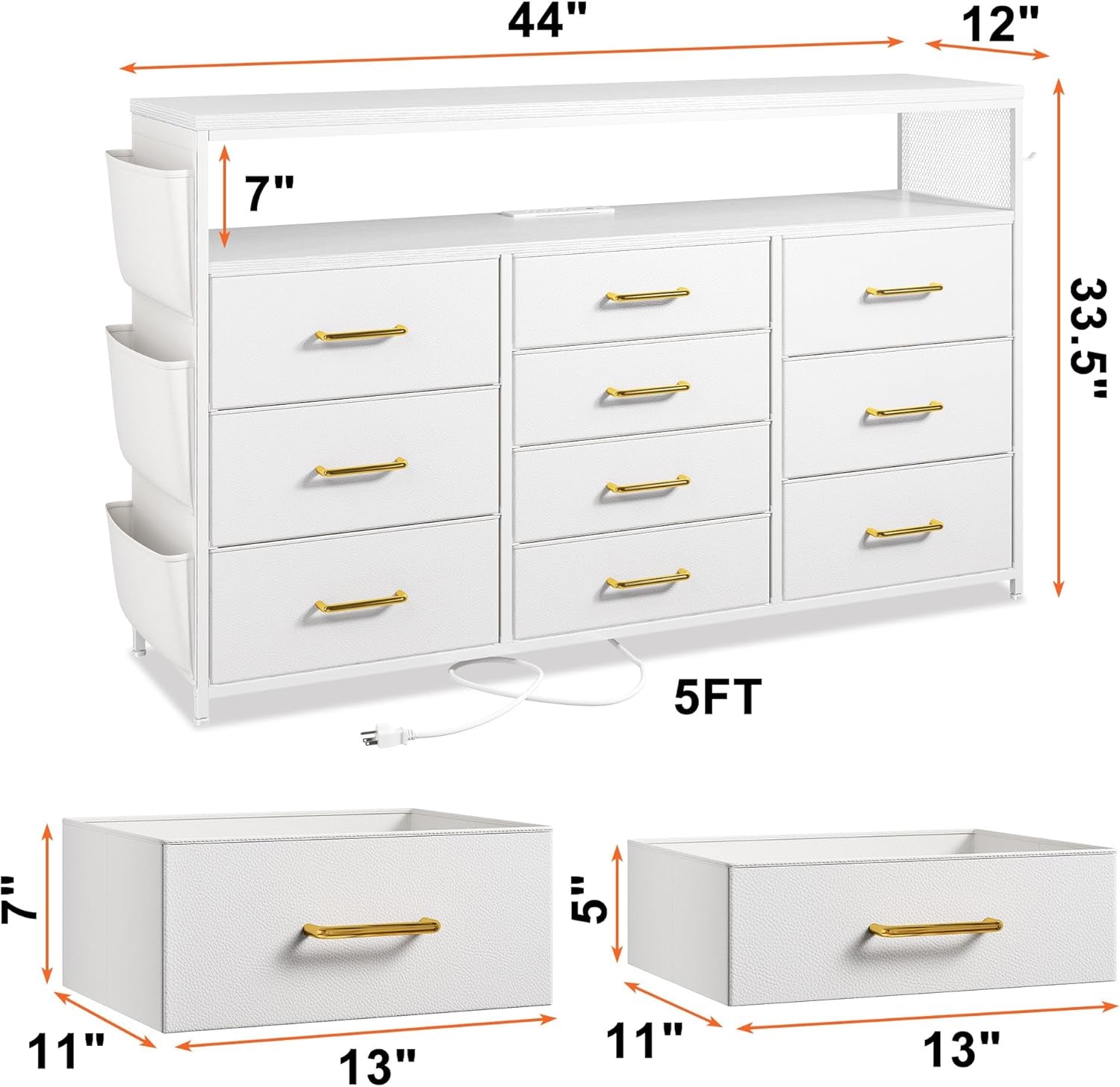 Bedroom Dresser With 10 Drawers And More!