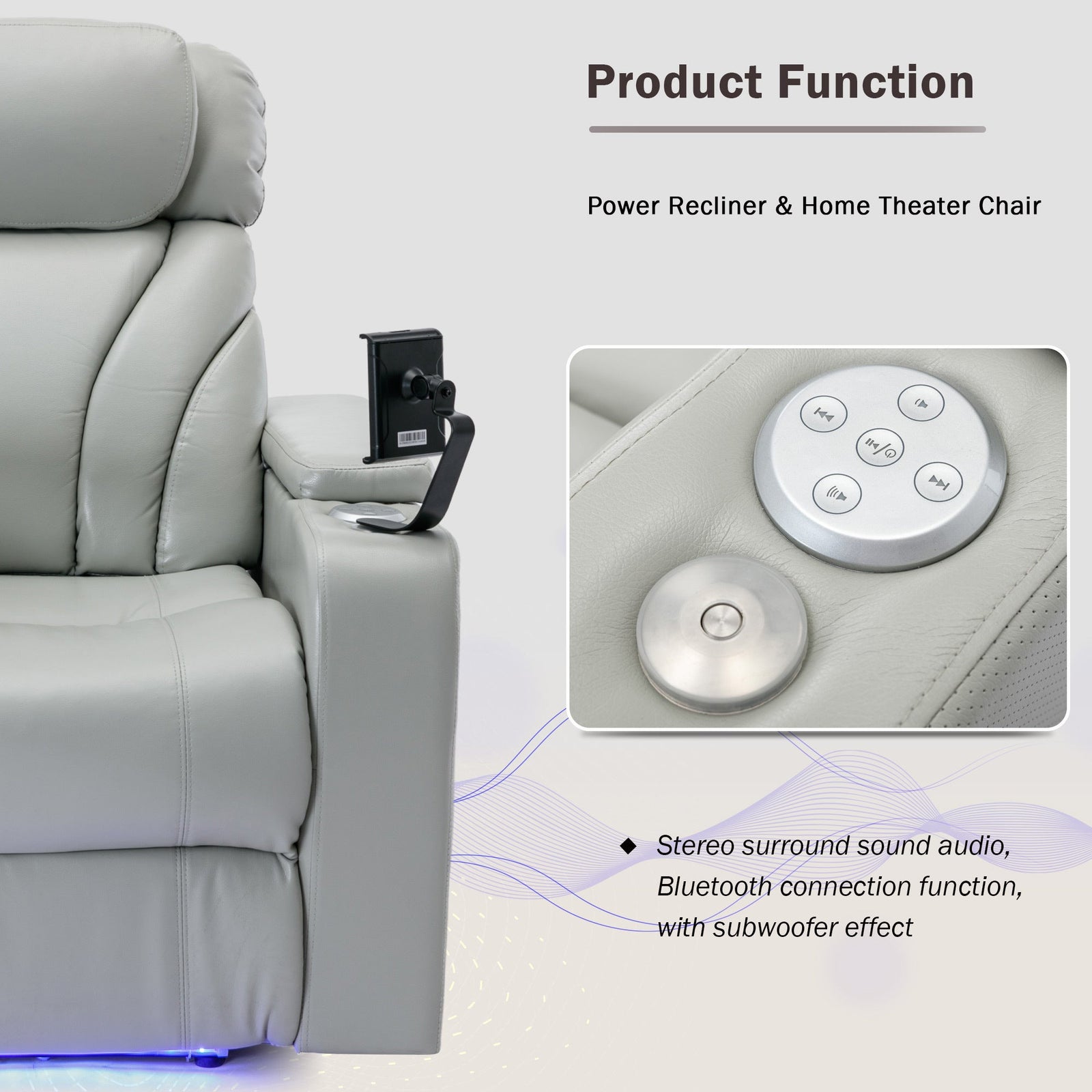 Arcadia Modern Recliner Electric