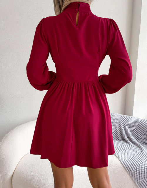 Load image into Gallery viewer, Italian Style Turtleneck Dress
