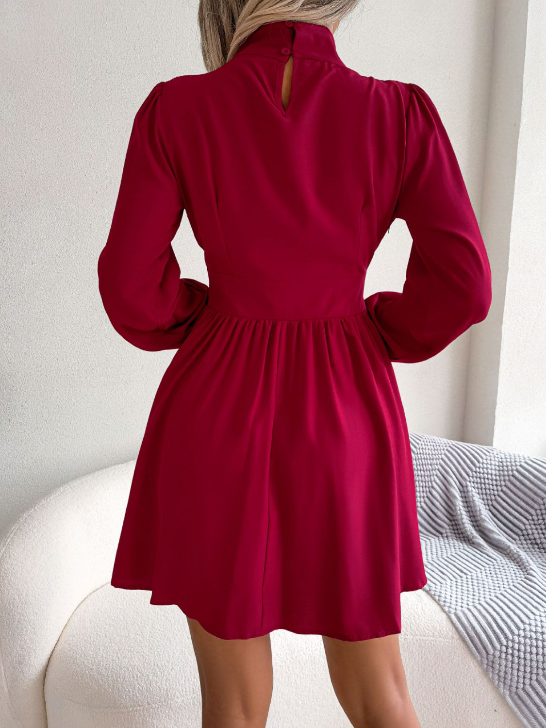 Italian Style Turtleneck Dress