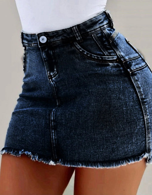 Load image into Gallery viewer, Arcadia Designer Mini Skirt Stone Washed
