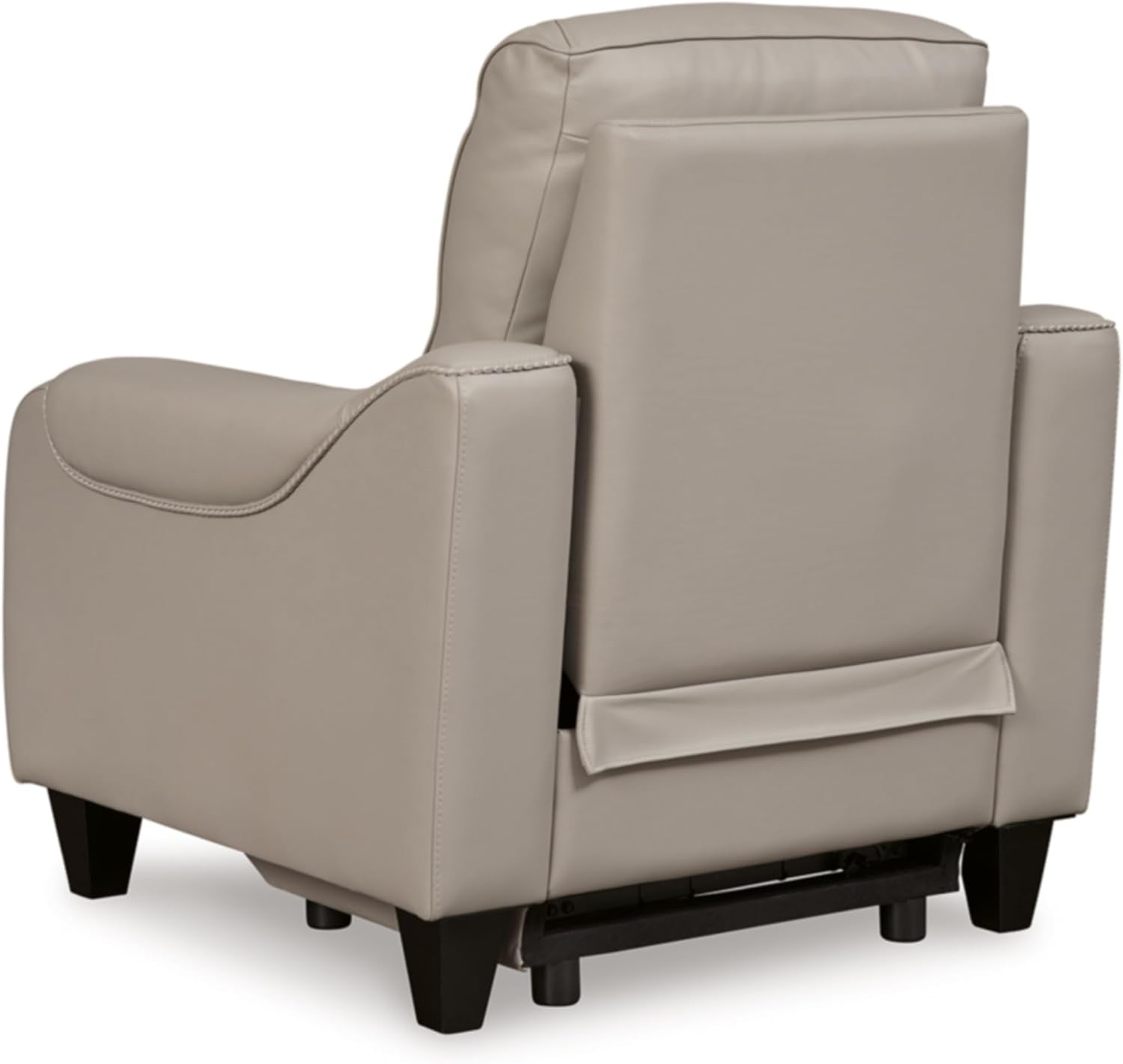 Contemporary Leather Power Recliner