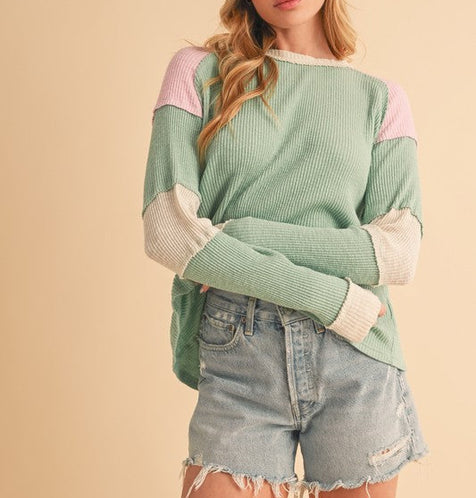 Round Neck Knit Top