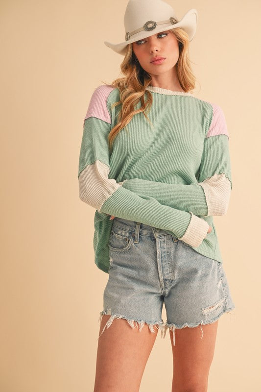 Round Neck Knit Top