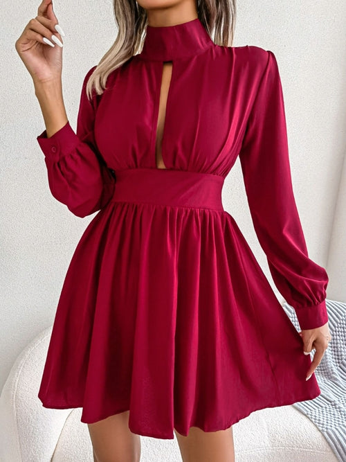 Italian Style Turtleneck Dress