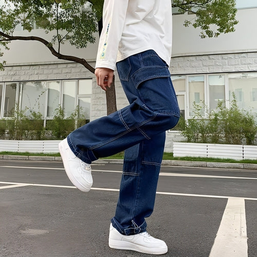 Load image into Gallery viewer, Arcadia Imported Men Wide Leg Jeans
