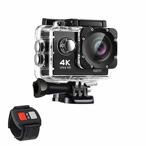 Load image into Gallery viewer, 4K Waterproof All Digital UHD WiFi Camera + RF Remote And Accessories
