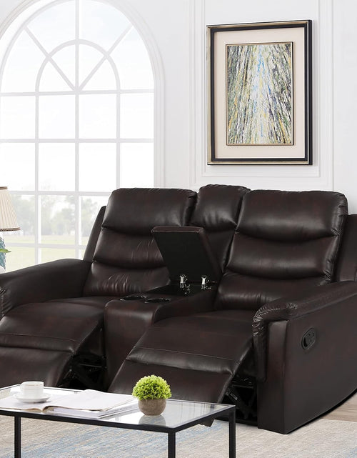 Load image into Gallery viewer, Italian Loveseat Sofa with Recliners
