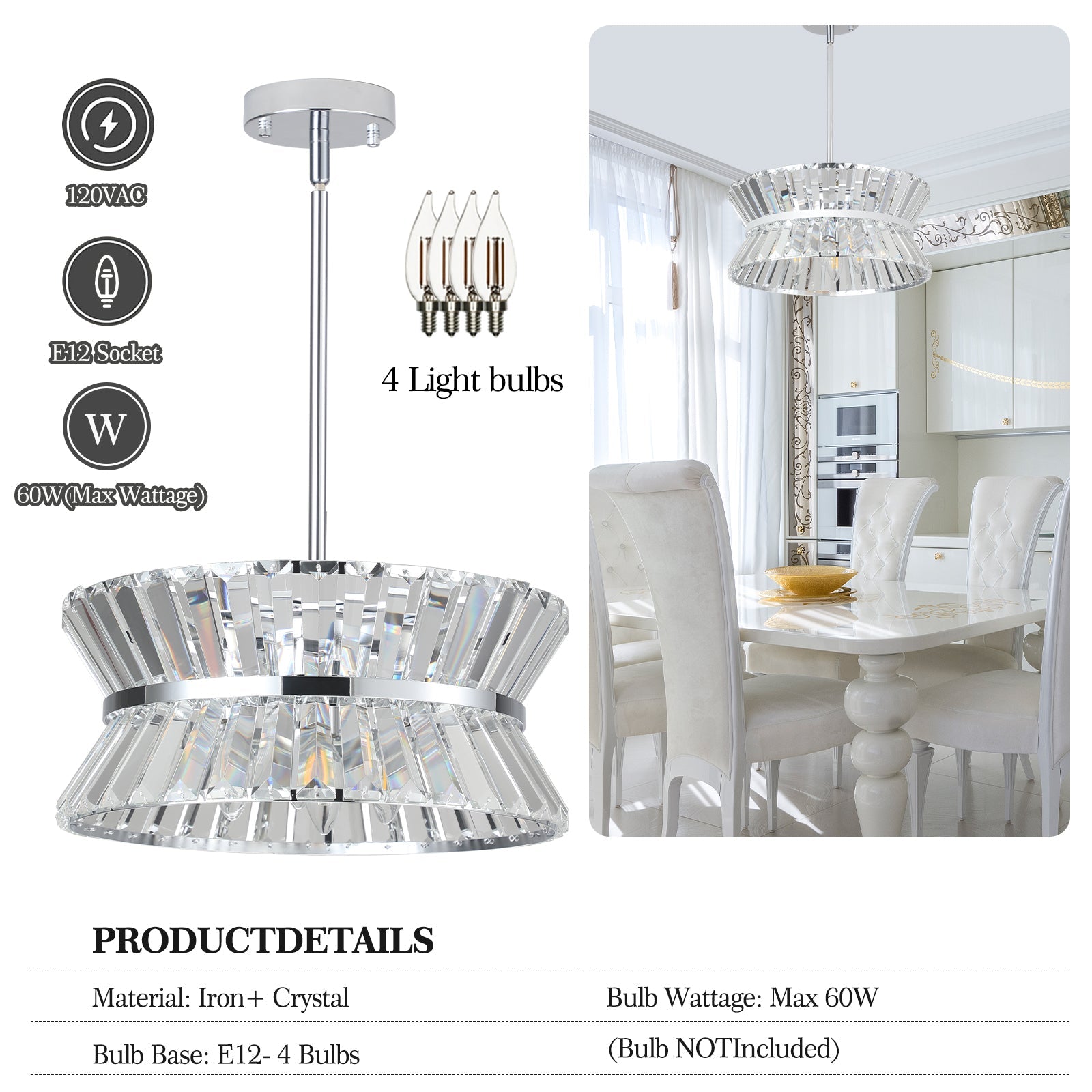 Modern Crystal Chandelier 4124