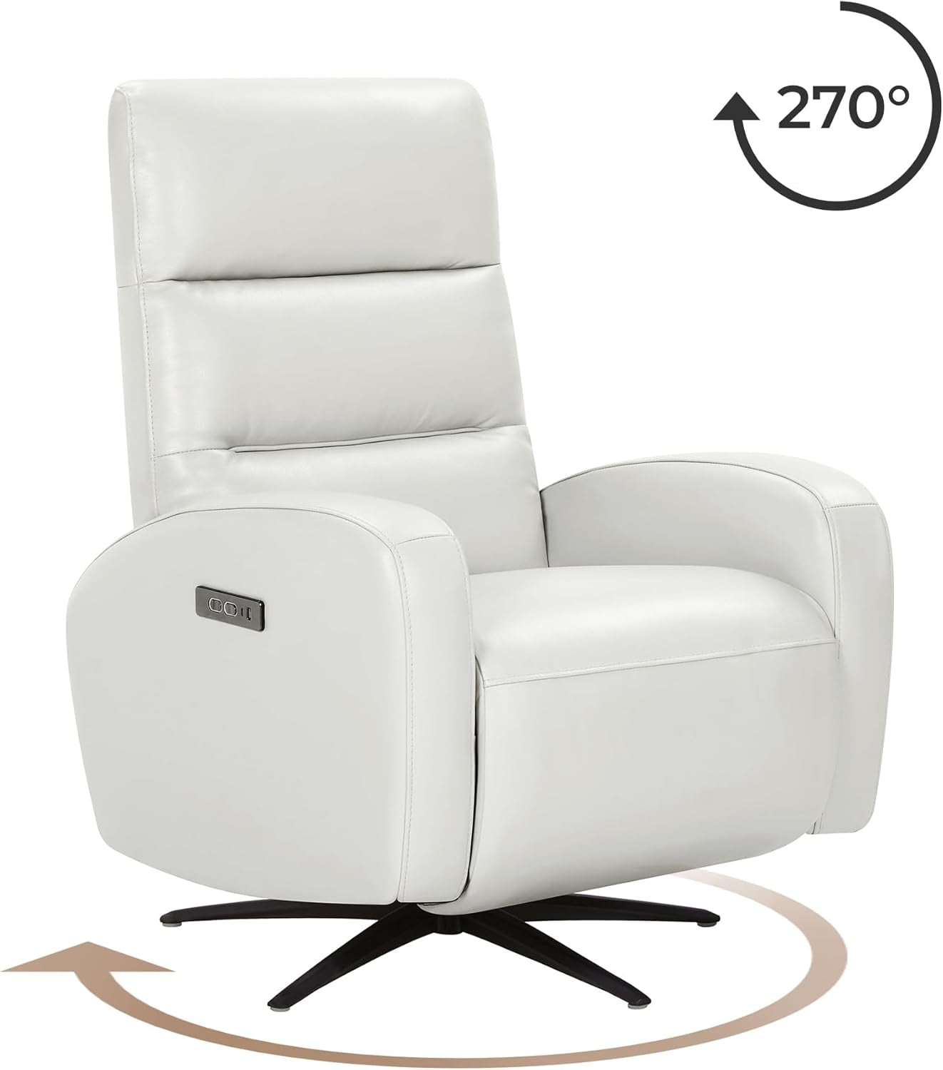 "Snow White" Genuine Leather Dual Motor