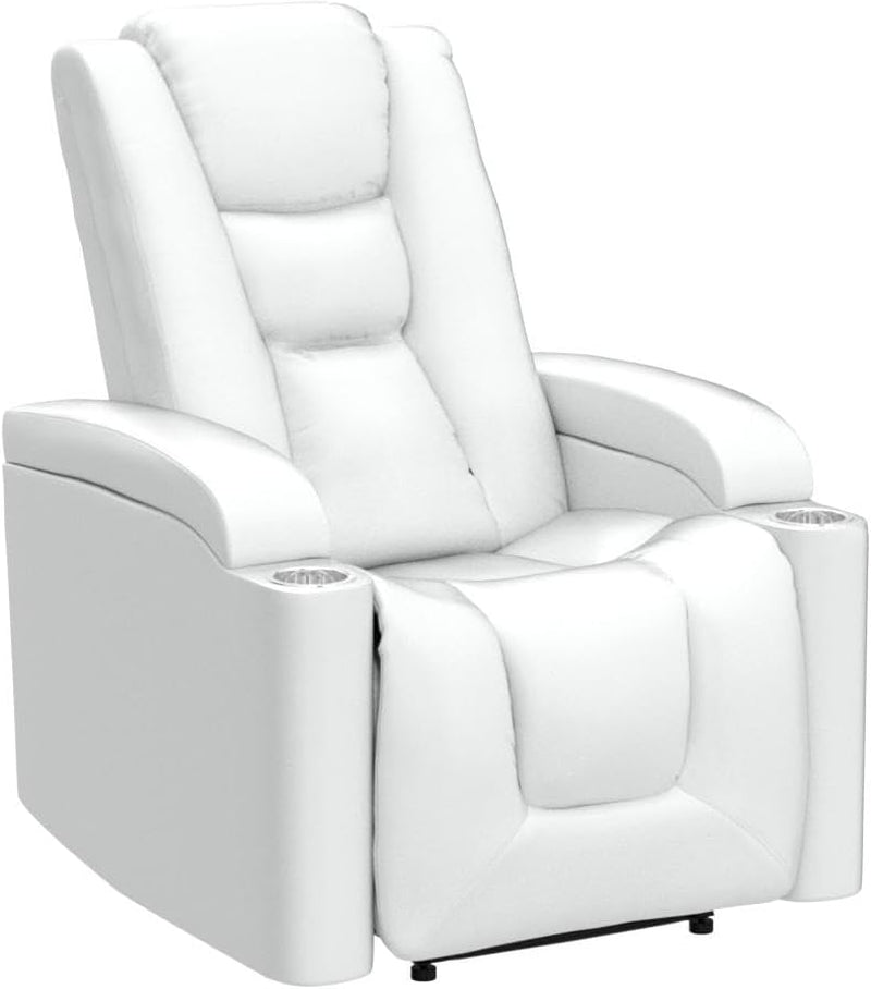 Power Recliner Captain Chair Leather