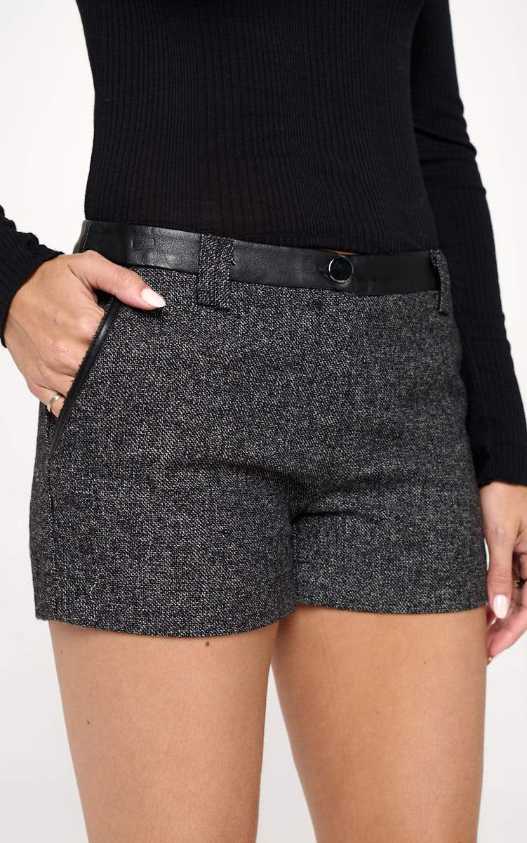 Designer Cut High-Waist Shorts