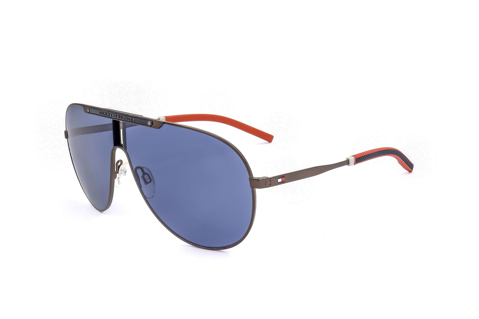 Tommy Hilfiger Mens Sunglasses MATTE RUTHENIUM