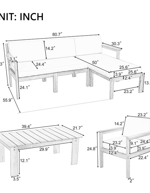 Load image into Gallery viewer, Florida Outdoor Patio Furniture Set
