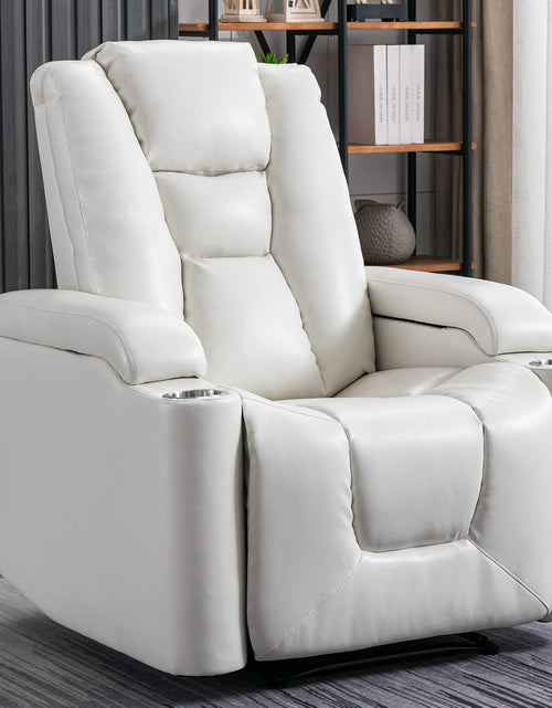 Load image into Gallery viewer, Power Recliner Captain Chair Leather
