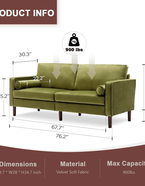 Load image into Gallery viewer, Milano Leather Loveseat
