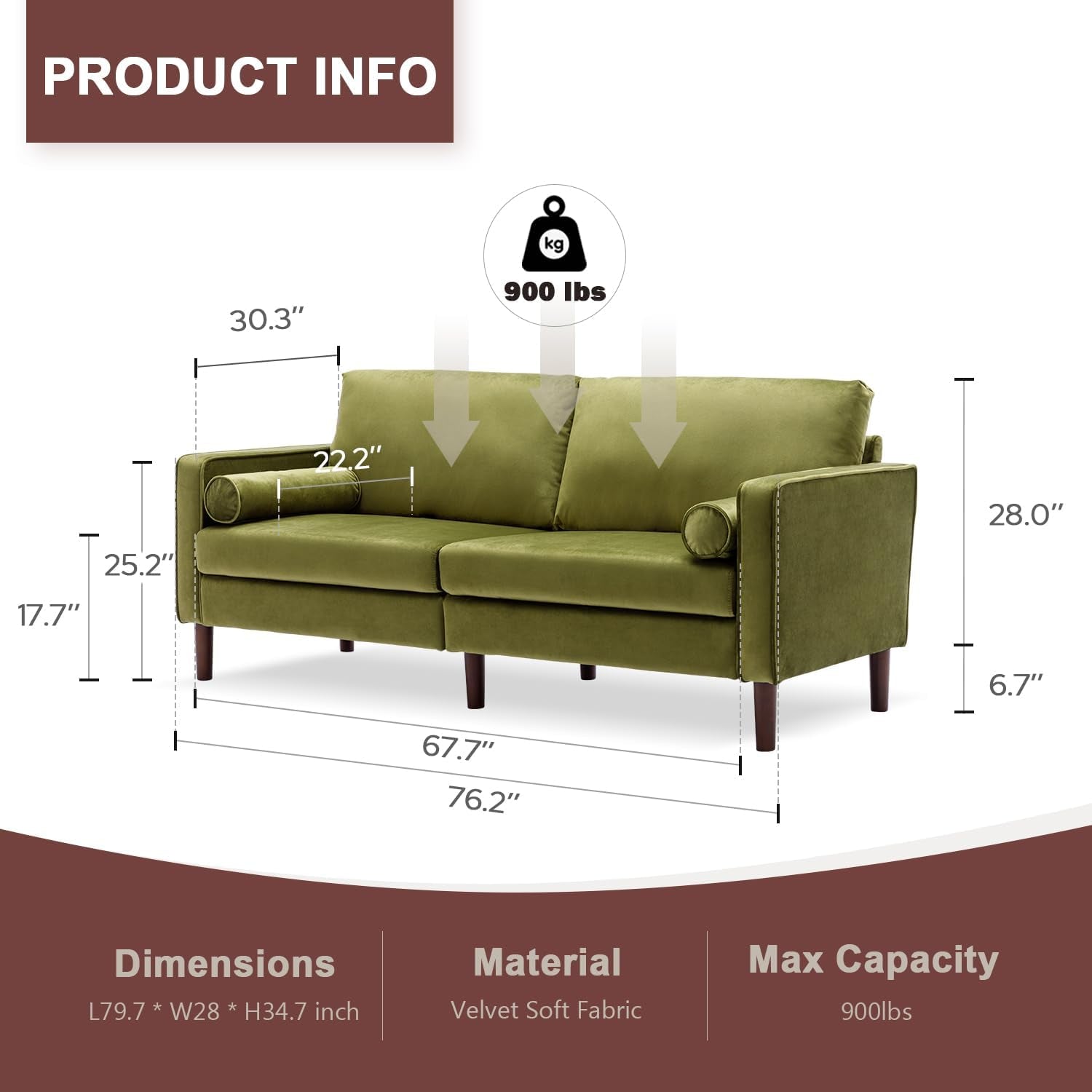 Milano Leather Loveseat