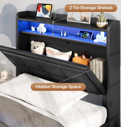 Twin Size Modern Bed