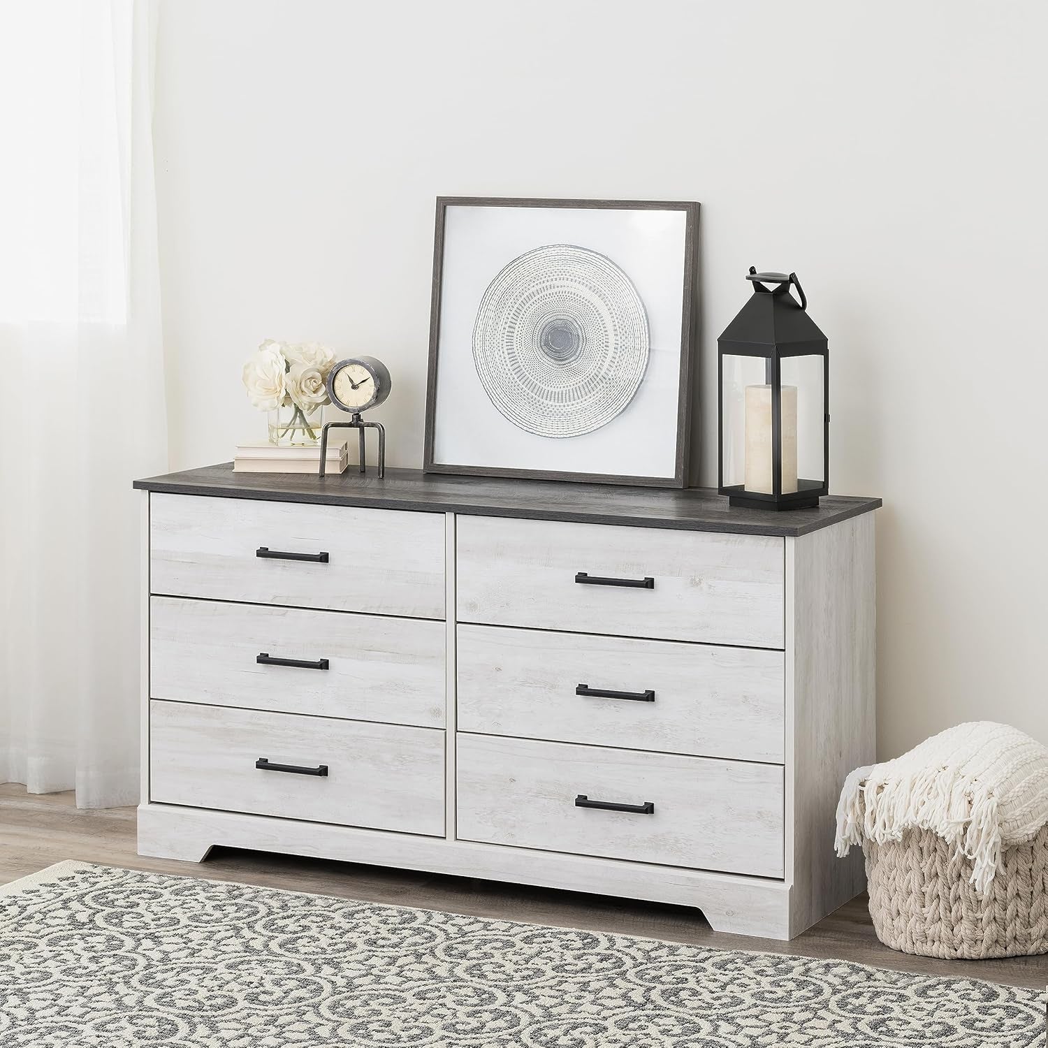 6-Drawer Double Dresser