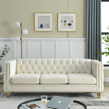 Arcadia Designer Velvet Sofa